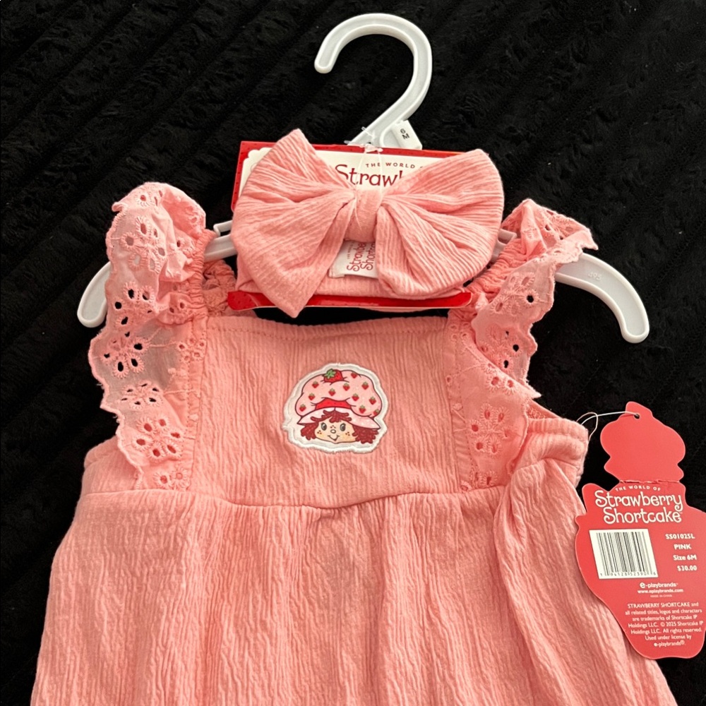 Strawberry Shortcake Pink Dress with Bow